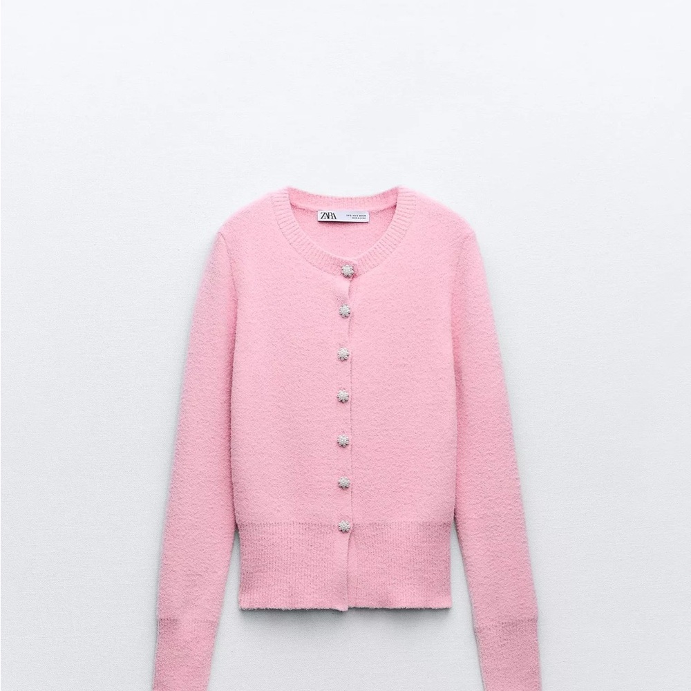 Zara Pink Women's Cardigan